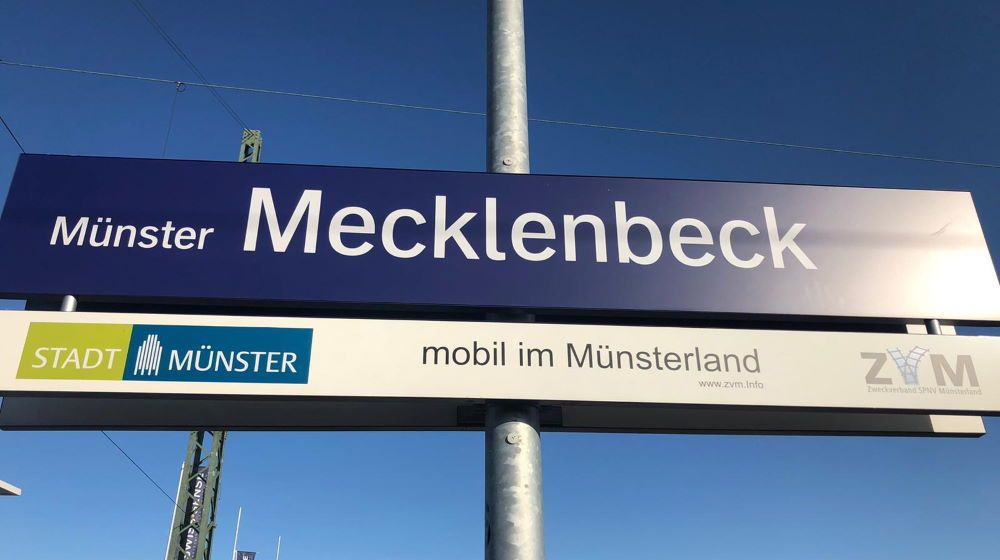 Haltestelle Münster Mecklenbeck