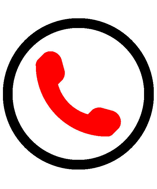Symbol eines Telefonhörers